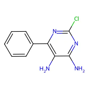 2-Chloro-6-phenyl-4,5-pyrimidinediamine structure
