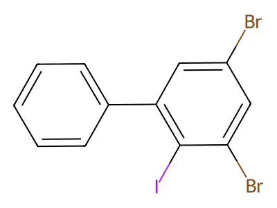 3,5-Dibromo-2-iodo-1,1'-biphenyl structure