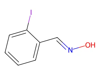 N-[(2-iodophenyl)methylidene]hydroxylamine structure