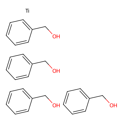 Titanium, tetrakis(benzyloxy)- structure
