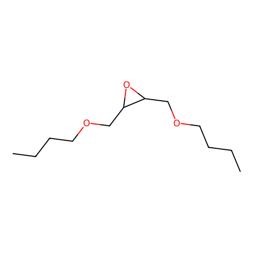 2,3-Bis(butoxymethyl)oxirane structure