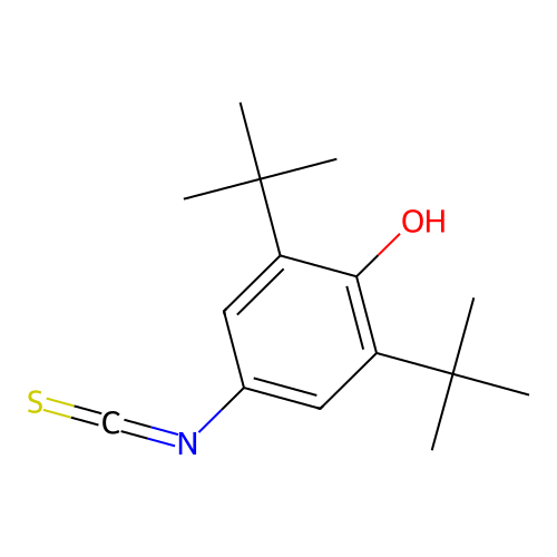 2,6-Ditert-butyl-4-isothiocyanatophenol structure