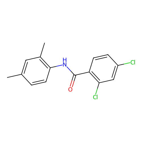 2,4-dichloro-N-(2,4-dimethylphenyl)benzamide structure