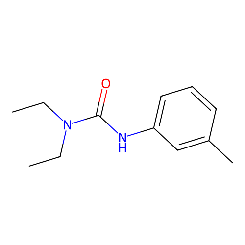 1,1-Diethyl-3-(M-tolyl)urea structure