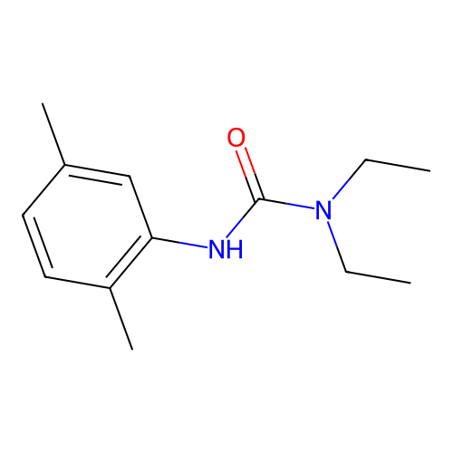 1,1-Diethyl-3-(2,5-xylyl)urea structure