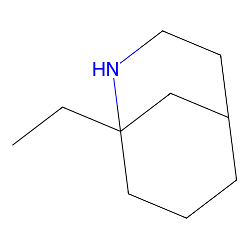 1-Ethyl-2-azabicyclo[3.3.1]nonane structure