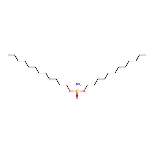 [双(十二烷氧基)磷酰基]胺 structure