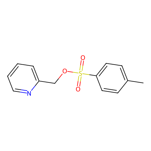 2-Pyridylmethyl toluene-4-sulfonate structure