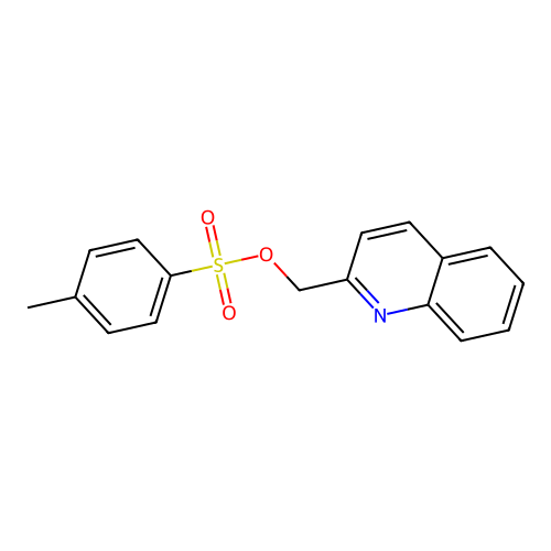 Quinolin-2-ylmethyl 4-methylbenzenesulfonate structure