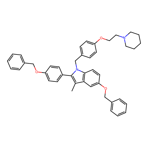 Desdihydroxy Bisbenzyl Pipendoxifene structure