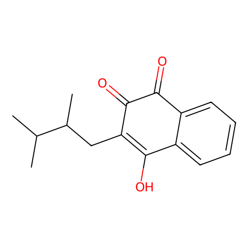 Q136 2-(2,3-Dimethylbutyl)-3-hydroxy-1,4-naphthoquinone structure