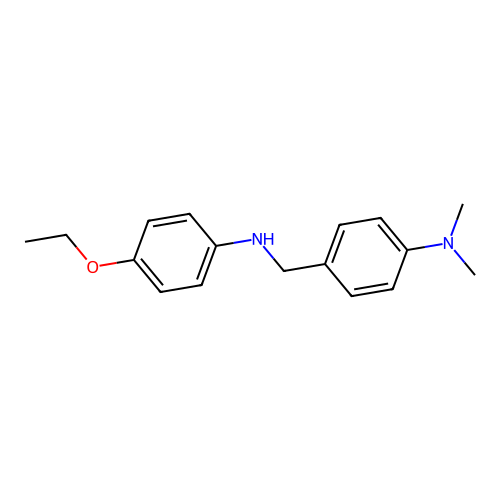 [(4-Dimethylaminophenyl)methyl](4-ethoxyphenyl)amine structure