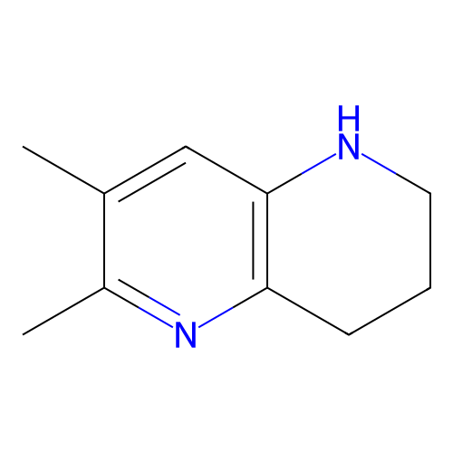 6,7-Dimethyl-1,2,3,4-tetrahydro-1,5-naphthyridine structure