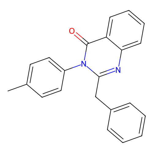 2-Benzyl-3-(p-tolyl)quinazolin-4(3h)-one structure