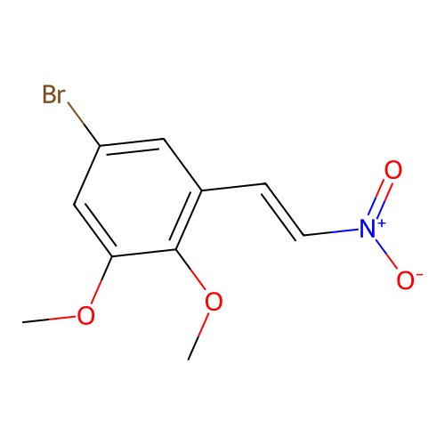 5-Bromo-1,2-dimethoxy-3-(2-nitroethenyl)benzene structure