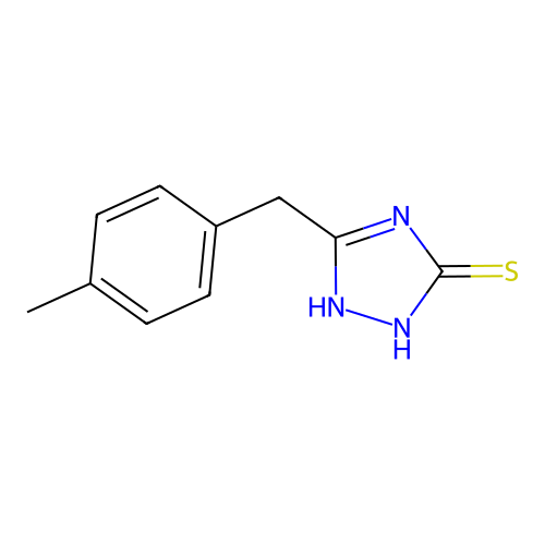 5-(4-methylbenzyl)-4H-1,2,4-triazole-3-thiol structure