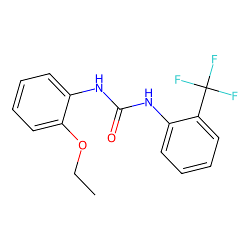 1-(2-Ethoxyphenyl)-3-[2-(trifluoromethyl)phenyl]urea structure