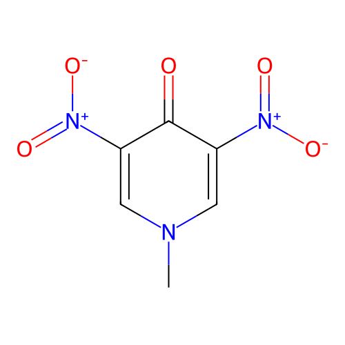Pyridine, 1,4-dihydro-1-methyl-3,5-dinitro-4-oxo- structure