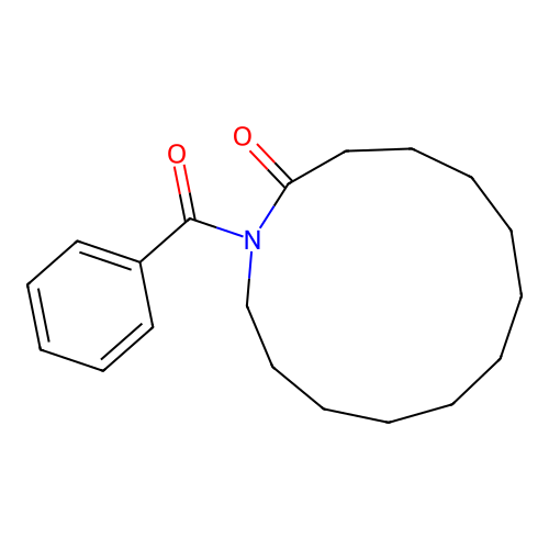 Azacyclotridecan-2-one, 1-benzoyl- structure