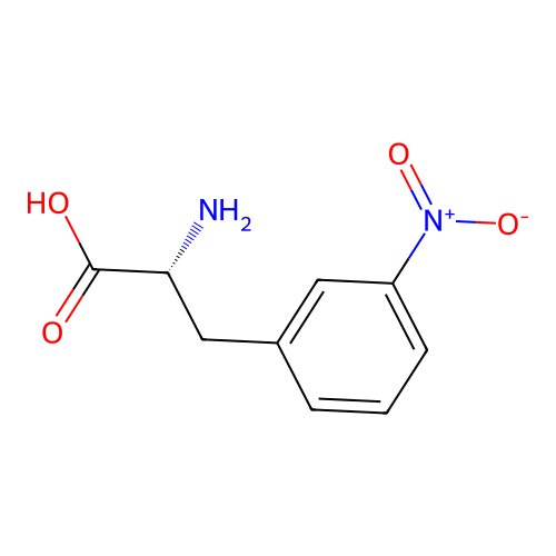 (R)-2-Amino-3-(3-nitrophenyl)propanoic acid structure