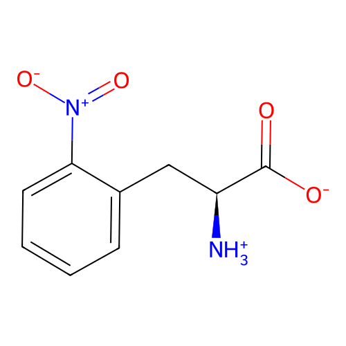 2-Nitro-L-phenylalanine structure