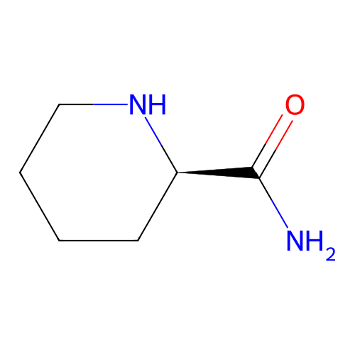 2-Piperidinecarboxamide, (R)- structure
