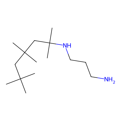 N~1~-(1,1,3,3,5,5-hexamethylhexyl)-1,3-propanediamine structure