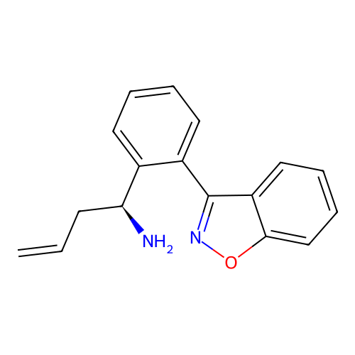 (1S)-1-(2-(1,2-Benzoxazol-3-yl)phenyl)but-3-en-1-amine structure