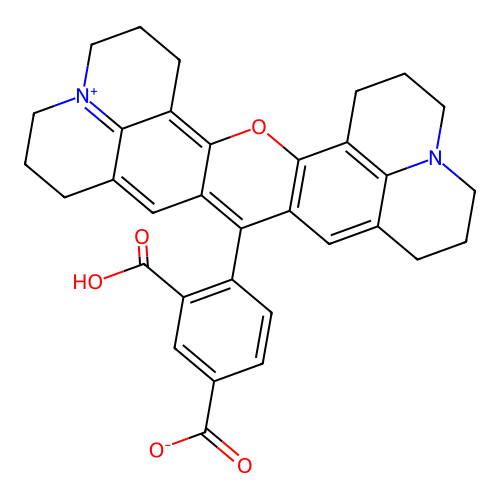 5-carboxy-X-rhodamine structure