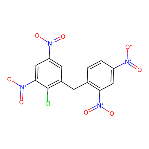 2-Chloro-1-(2,4-dinitrobenzyl)-3,5-dinitrobenzene structure