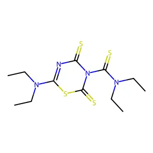 6-(diethylamino)-N,N-diethyl-2,4-bis(sulfanylidene)-1,3,5-th structure