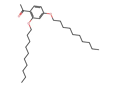 1-(2,4-Bis(decyloxy)phenyl)ethanone structure