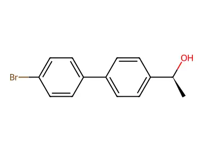 1-[4-(4-Bromophenyl)phenyl]ethanol structure