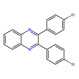 2,3-Bis(4-bromophenyl)quinoxaline structure