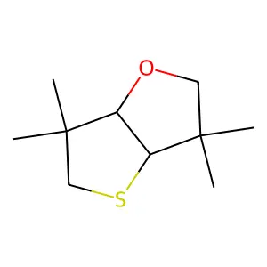 Thieno[3,2-b]furan, hexahydro-3,3,6,6-tetramethyl- structure