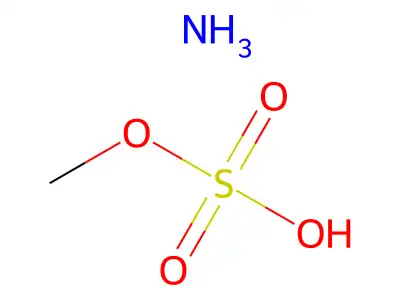Sulfuric acid, monomethyl ester, ammonium salt (1:1) structure