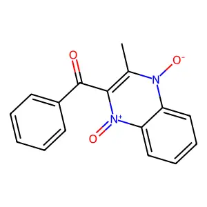 Methanone, (3-methyl-1,4-dioxido-2-quinoxalinyl)phenyl- structure