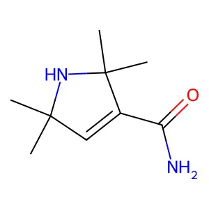1H-Pyrrole-3-carboxamide, 2,5-dihydro-2,2,5,5-tetramethyl- structure