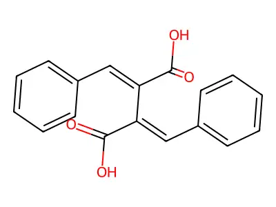 Dibenzalbernsteinsaure structure