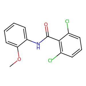 2,6-二氯-N-(2-甲氧基苯基)苯甲酰胺 structure