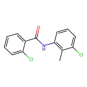 2-氯-N-(3-氯-2-甲基苯基)苯甲酰胺 structure