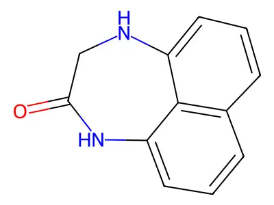 10,13-Diazatricyclo[7.4.1.0,5,14]tetradeca-1(14),2,4,6,8-pentaen-11-one structure