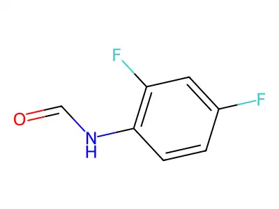 N-(2,4-difluorophenyl)formamide structure