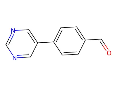 5-(4-Formylphenyl)pyrimidine structure