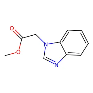 Methyl (1H-benzimidazol-1-yl)acetate structure