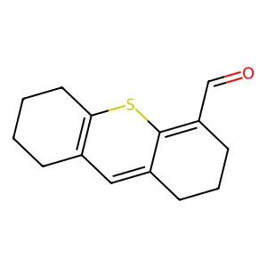 2,3,5,6,7,8-Hexahydro-1H-thioxanthene-4-carbaldehyde structure