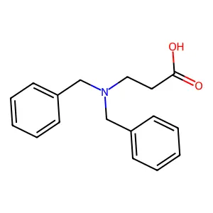 3-(Dibenzylamino)propanoic acid structure