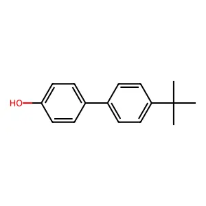 [1,1'-Biphenyl]-4-ol, 4'-(1,1-dimethylethyl)- structure