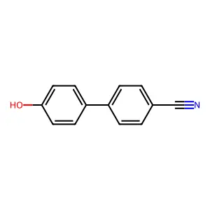 4'-Hydroxy-4-biphenylcarbonitrile structure