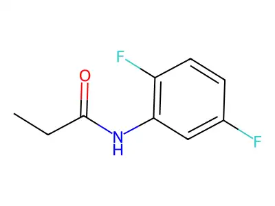 N-(2,5-difluorophenyl)propanamide structure